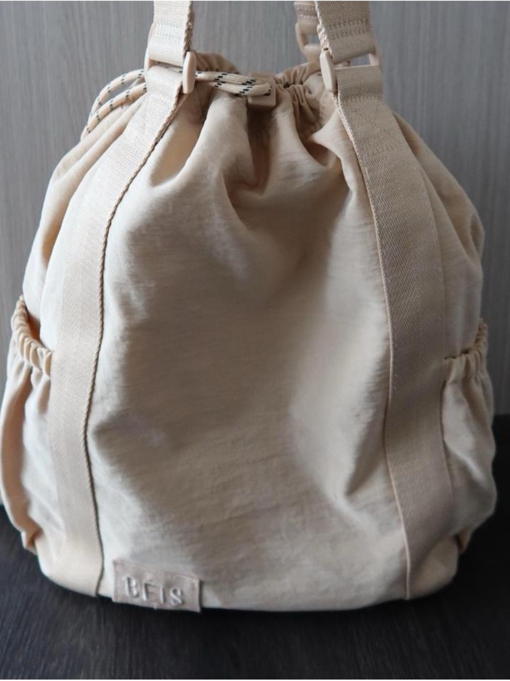 BEIS Sport Tote Backpack - Beige